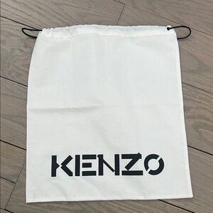 Kenzo White Bag with Black Logo